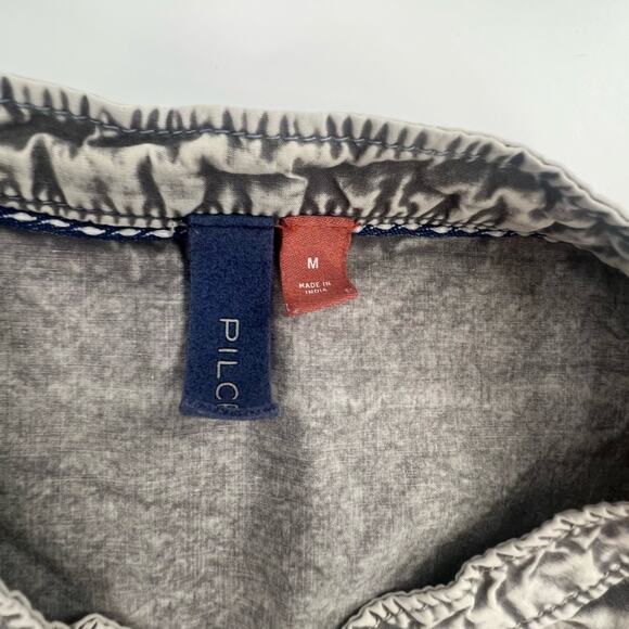 Anthropologie Pilcro Washed Puff Sleeve Buttondown gray sz M - Picture 7 of 10